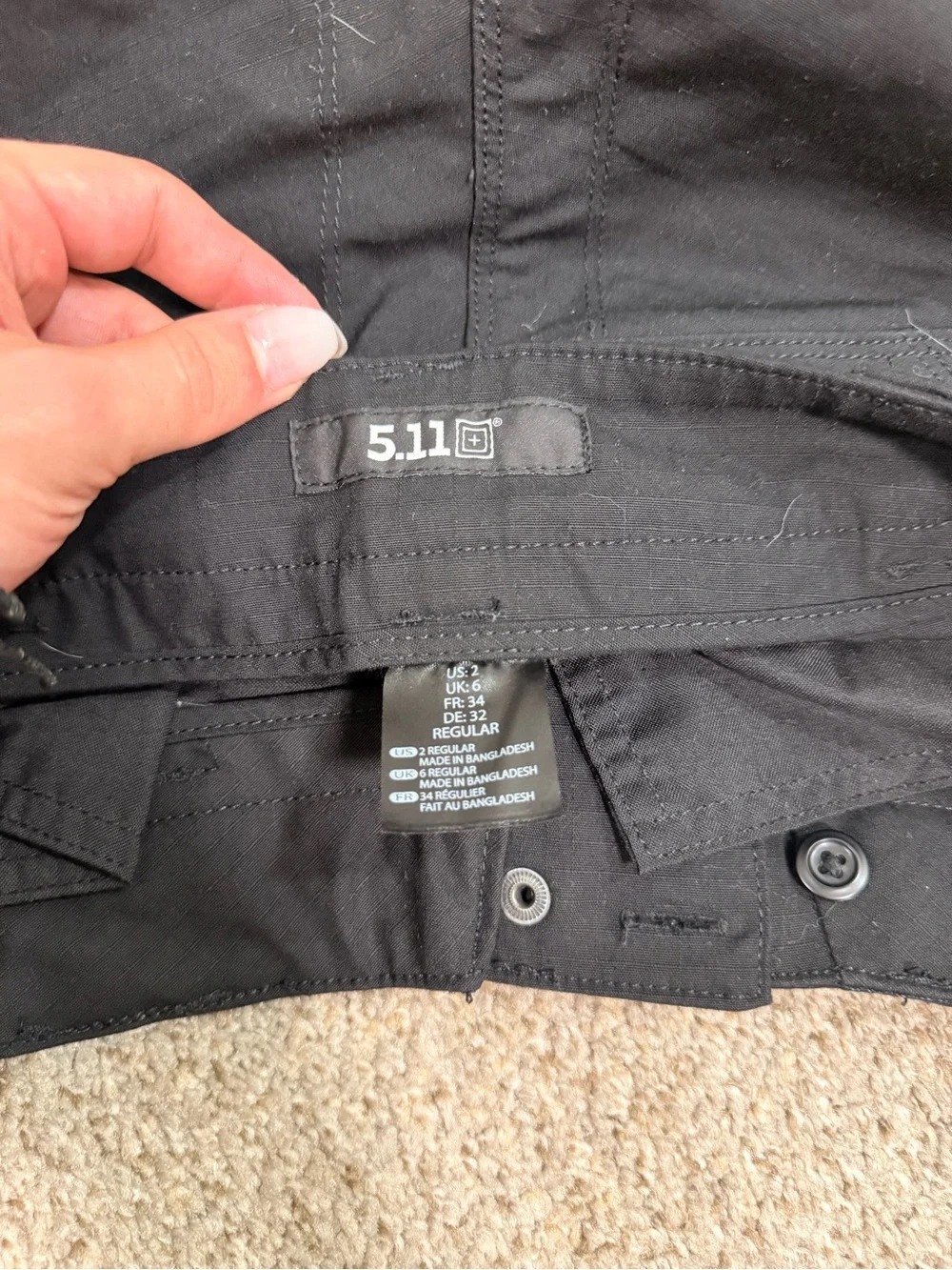 5.11 Tactical Black Women's Cargo Pants